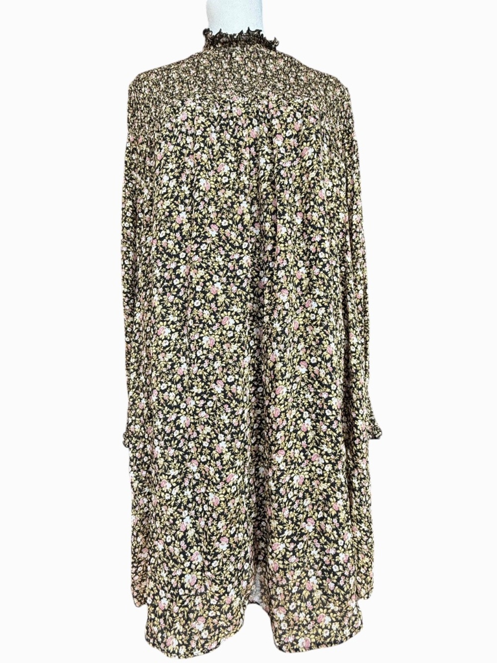 Paris Atelier X & Other Stories Mock Neck Floral Midi Dress Sz 2